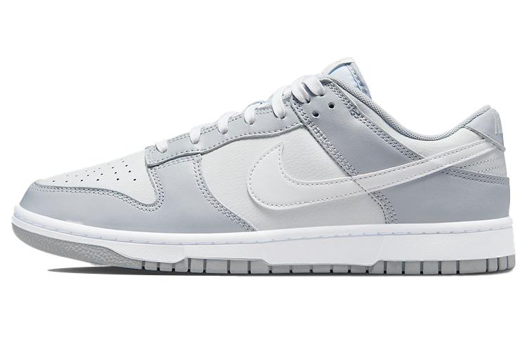 Nike Dunk Skateboard Shoes Men Low-Top White/Gray/Green