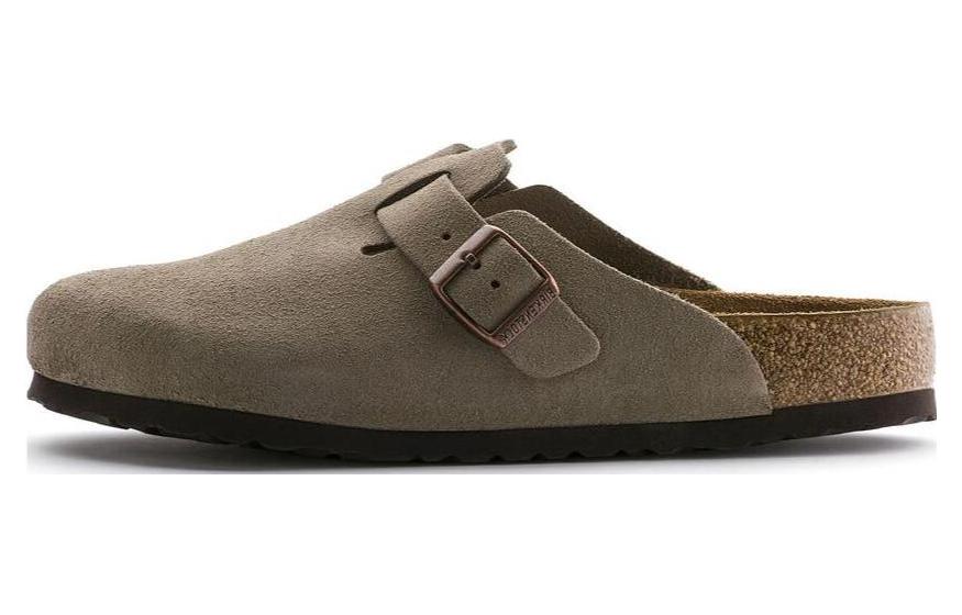 Birkenstock Boston Soft Footbed Mules 'Taupe '