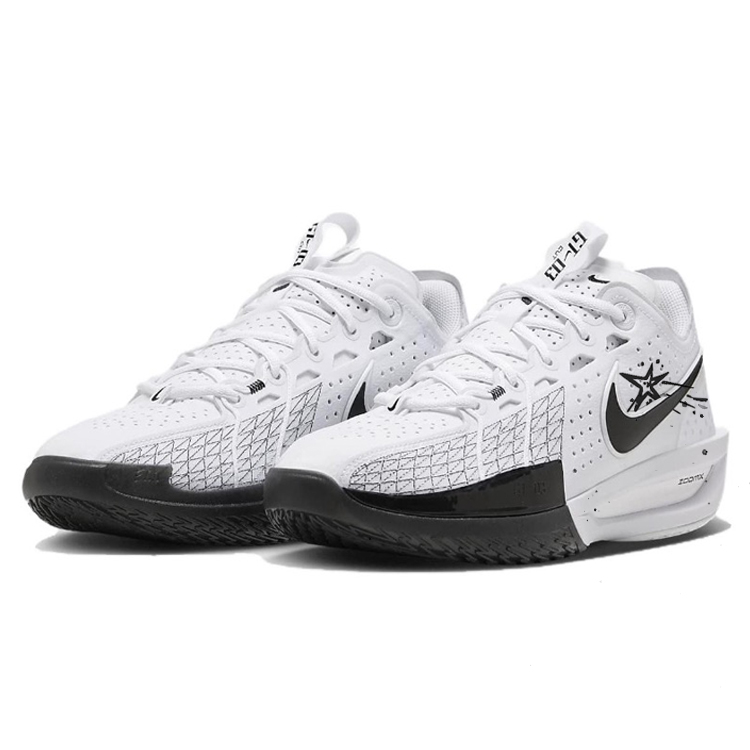 Nike Air Zoom G.T. Cut 3 Cushioning Anti-Slip And Wear-Resistant Coverage Low-Top Basketball Shoes Men's White купить в интернет-магазине Yoocart с быстрой доставкой по России.