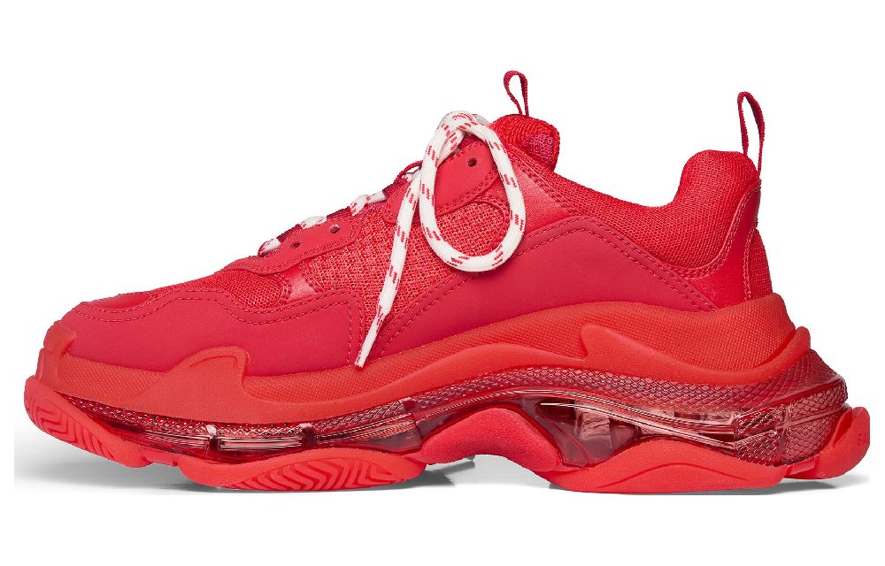 Balenciaga Triple S Sneaker 'Clear Sole - Red White Laces'