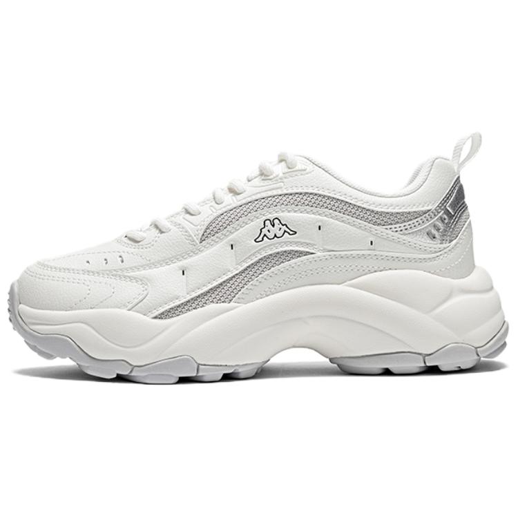 Kappa Breathable Low-Top Chunky Sneakers Women's White