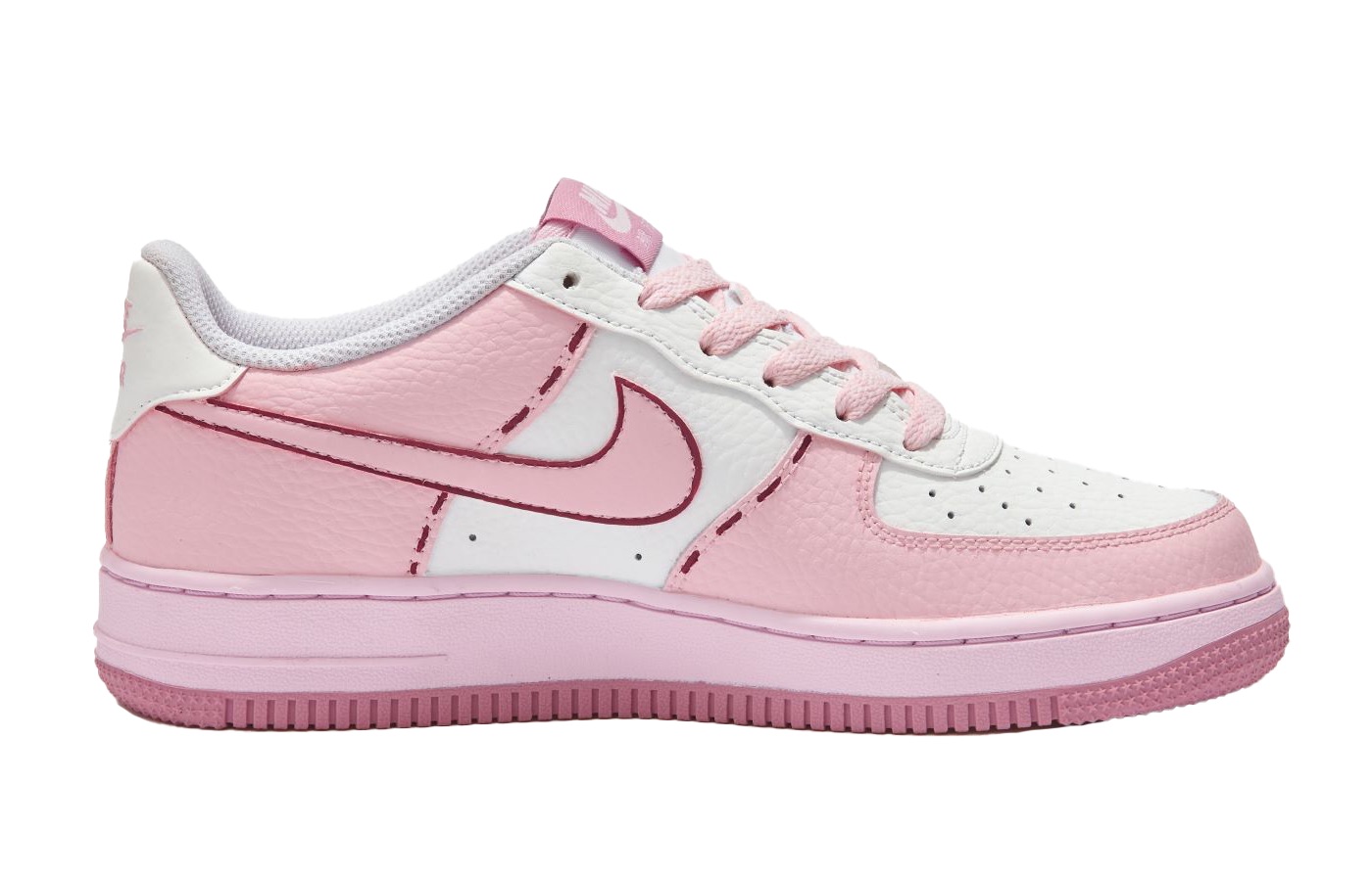 Nike Air Force 1 Running Sweetheart SAML Anti-Slip Wear-Resistant Low-Top Skateboard Shoes GS Pink White купить в интернет-магазине Yoocart с быстрой доставкой по России.
