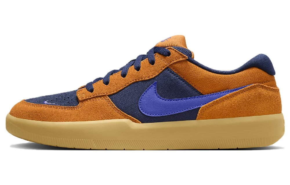 NIKE SB Force 58 Кроссовки для скейтбординга Низкие Оранжево-желтые Унисекс