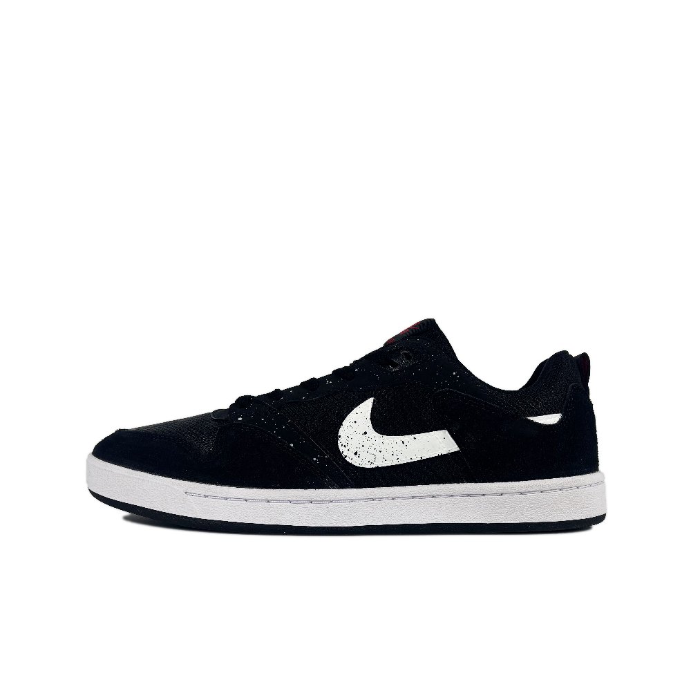 Nike SB Alleyoop Anti Slip Wear Resistant Low Top Skateboard Shoes Men's Black White