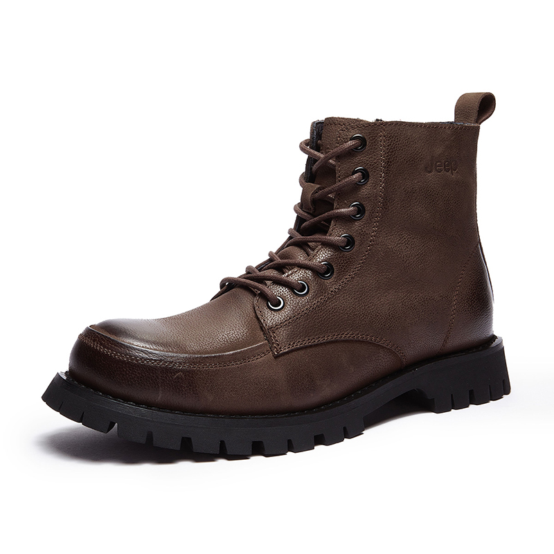 Jeep Short Martin Boot Men's Dark Brown