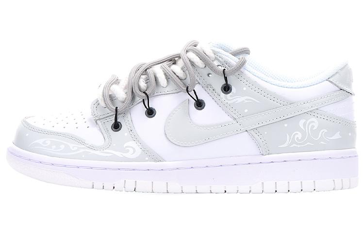 Nike Dunk Anti-Slip And Wear-Resistant Lightweight Low-Top Skateboard Shoes GS Gray White купить в интернет-магазине Yoocart с быстрой доставкой по России.