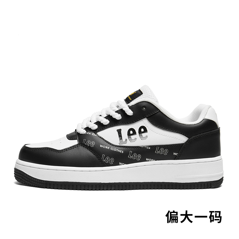 Lee White Sneakers, Business Casual Breathable Height Increase Skateboard Shoes Unisex