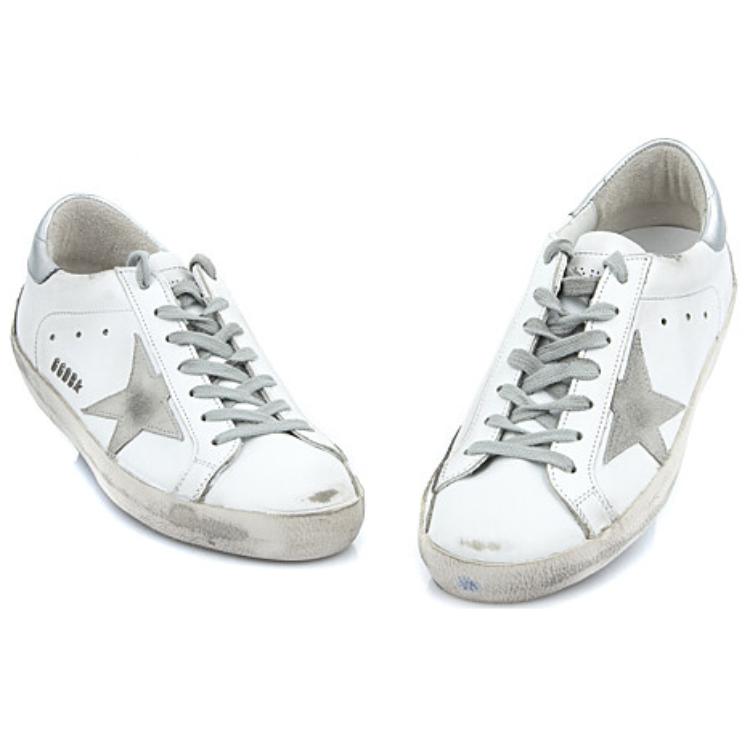 Golden Goose Superstar 'White Silver' Men's