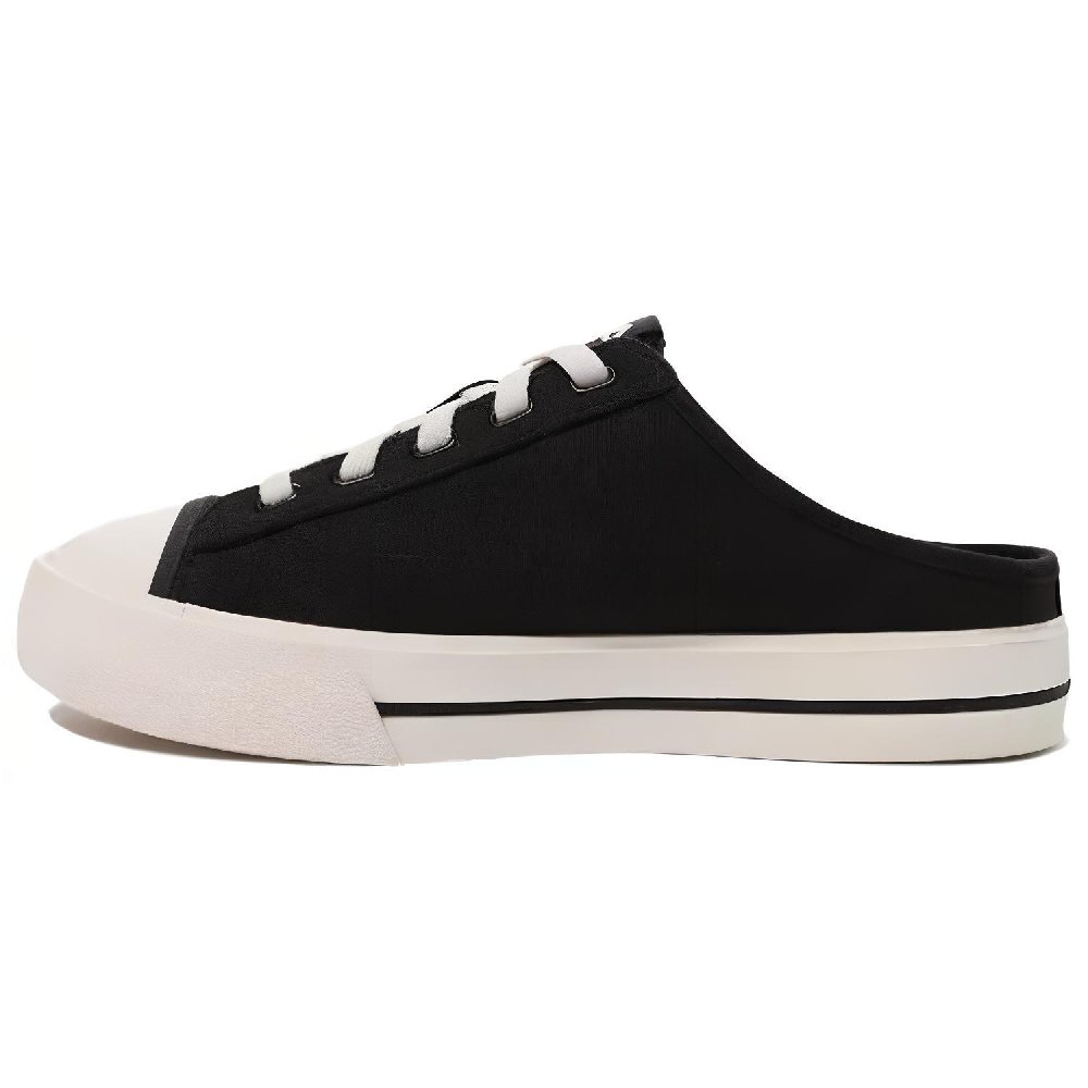 FILA Como V2 Anti Slip Wear Resistant Low Top Canvas Shoes Unisex Black White