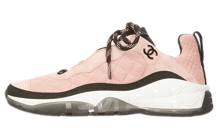 CHANEL Low Top Casual Shoes Women's Pink