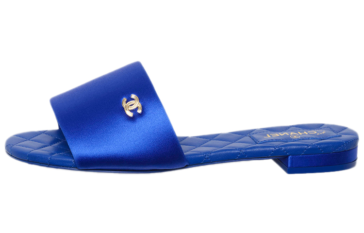 CHANEL Stylish Sandal Women's Blue