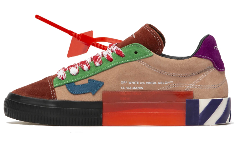 OFF WHITE Arrow Vulcanized Low 'Multi Color Blue' Women's