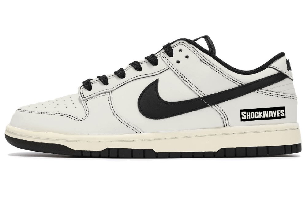 Nike Dunk Low Panda Anti Slip Wear Resistant Low Top Casual Skateboard Shoes Unisex Ecru