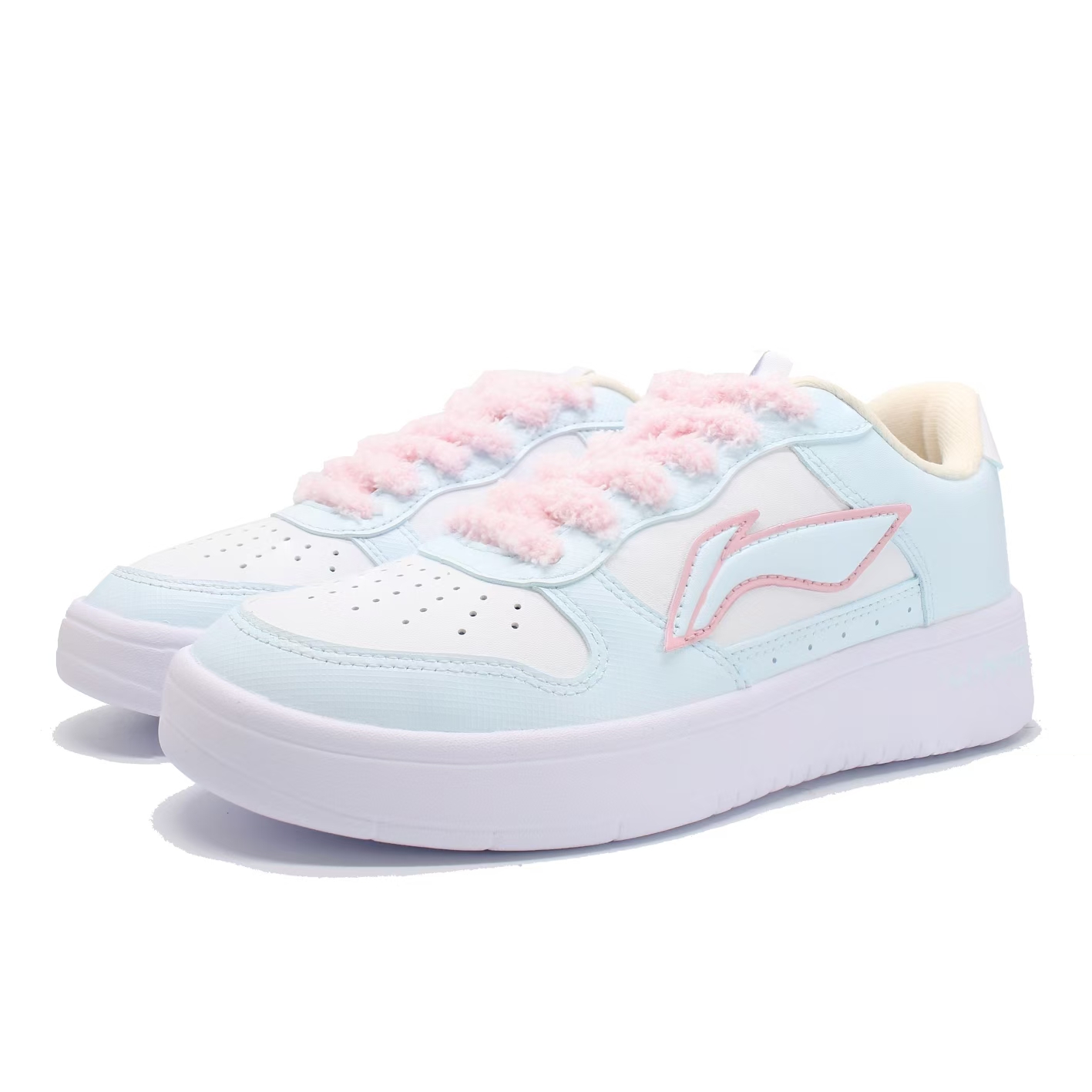 LINING Pontoon Boats Skateboard Shoes Women's Low top White/Pink купить в интернет-магазине Yoocart с быстрой доставкой по России.