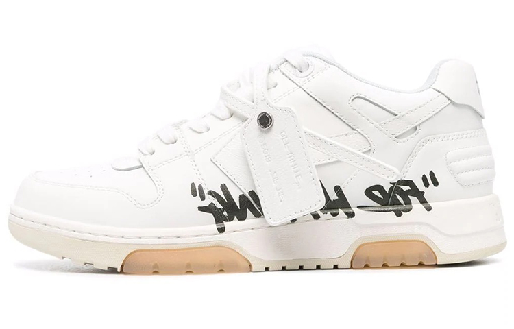 OFF-WHITE Out Of Office Low "For Walking" White Black