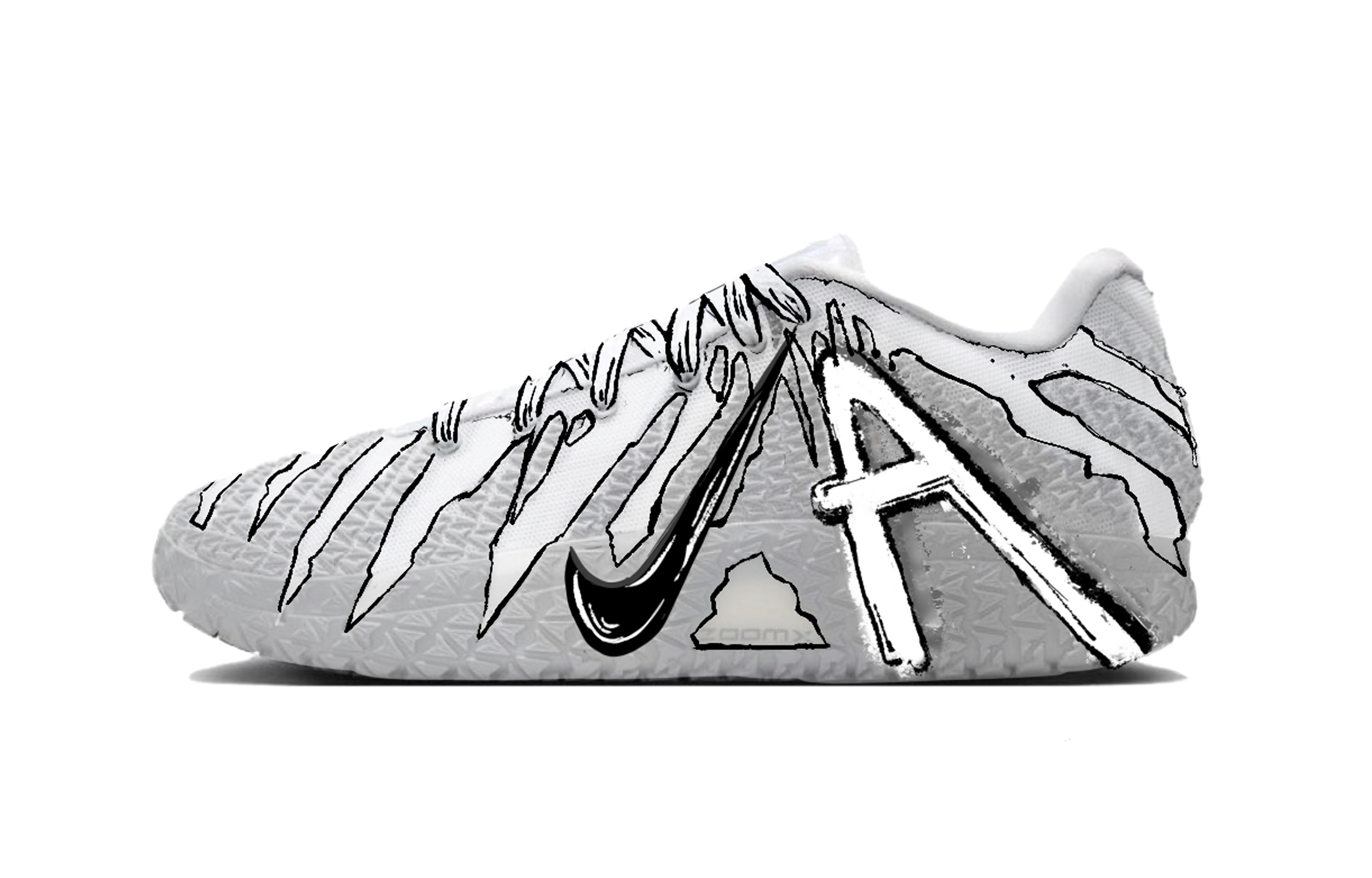 Nike Ja Morant 3 Anime Slip Resistant Low top Basketball Shoes Men's