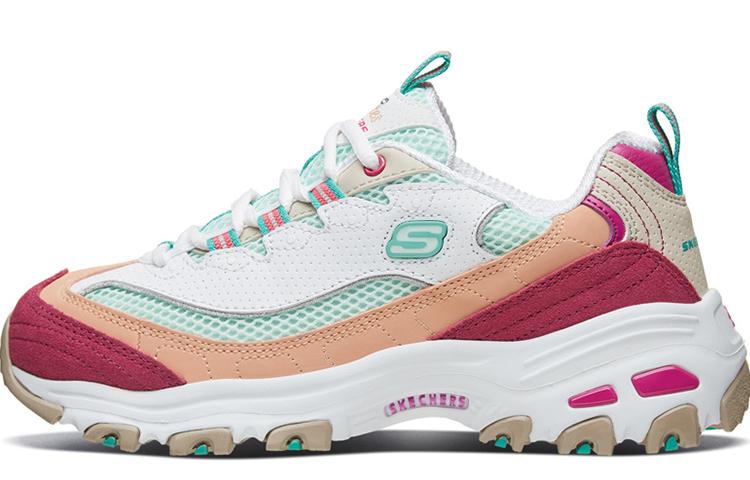 Skechers D'lites 2.0 Chance Gs White/Green/Pink Women's