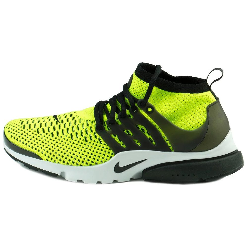 Nike Air Presto Flyknit Ultra Volt Black White
