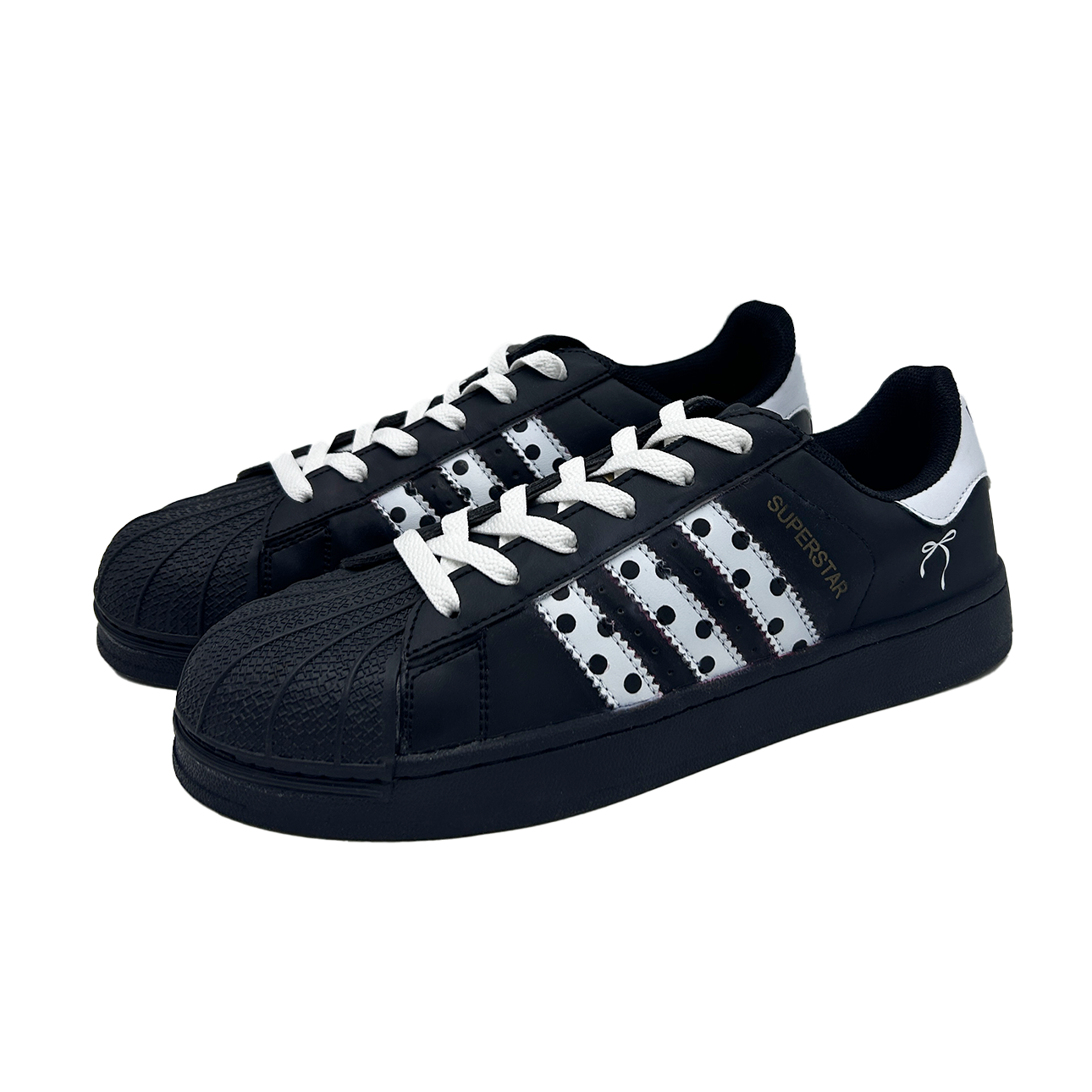 Adidas Originals SUPERSTAR Black Sugar Pearl Breathable Low Top Skateboard Shoes Unisex Black White купить в интернет-магазине Yoocart с быстрой доставкой по России.