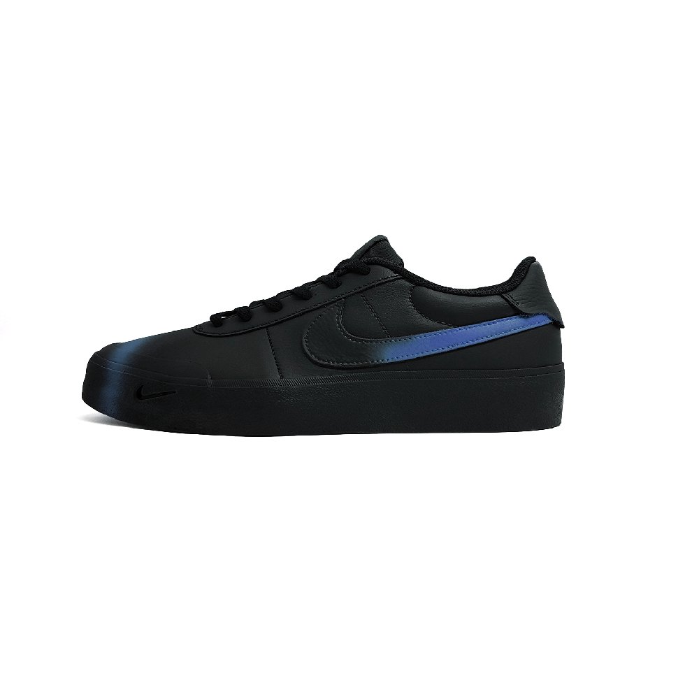 Nike Court Shot Abrasion Resistant Low Top Skateboard Shoes Unisex Dodger Blue