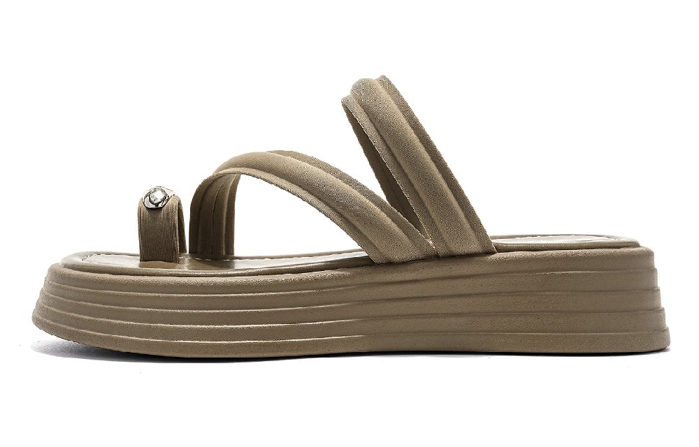 EBLAN Slide Slippers Women's Brown