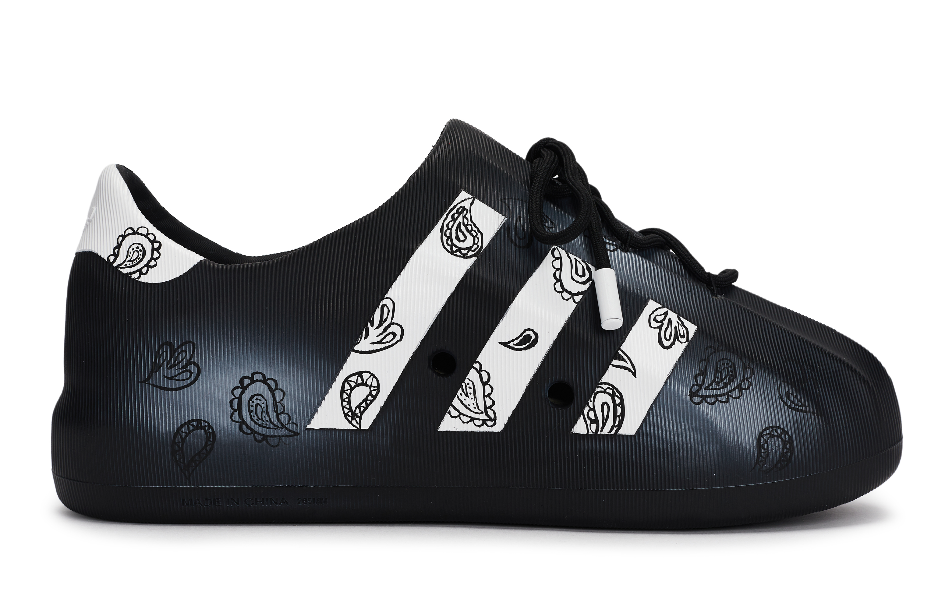 Adidas Originals AdiFOM Superstar Abrasion Resistant Low Top Casual Shoes Unisex Black White купить в интернет-магазине Yoocart с быстрой доставкой по России.