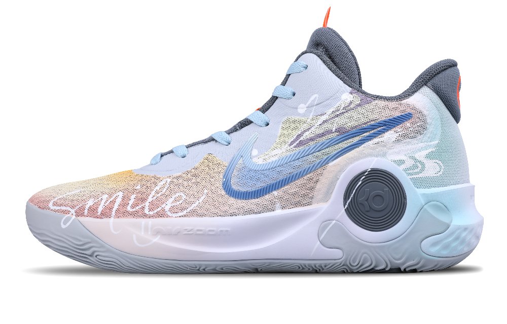 Nike KD Trey 5 IX Basketball Shoes Unisex Mid-Top Cyan