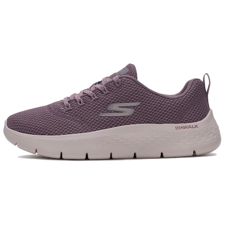 Skechers Go Walk Fle Cushioning Abrasion Resistant Breathable Low top Running Shoes Women's Purple