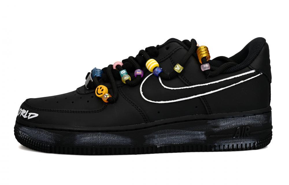 Nike Air Force 1 Slip-Resistant Low-Top Skateboard Shoes Women's Black