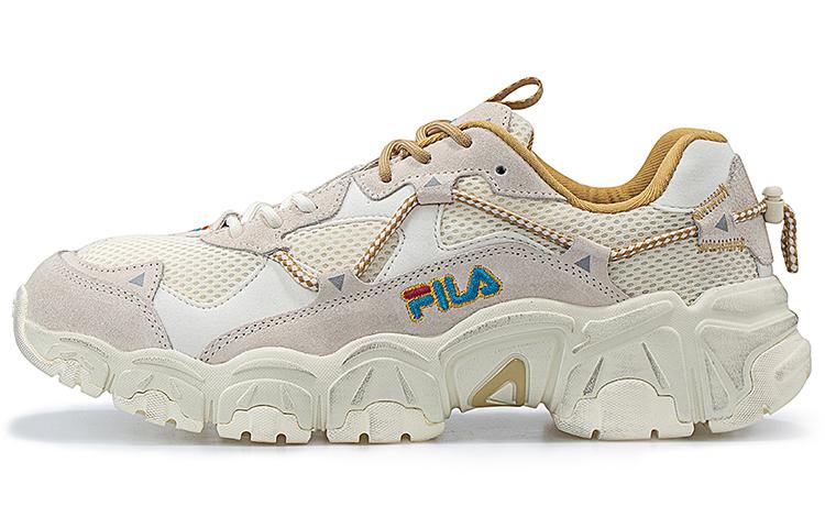 FILA FUSION Fluid Casual Shoes Women's Low-Top Gray White/Yellow