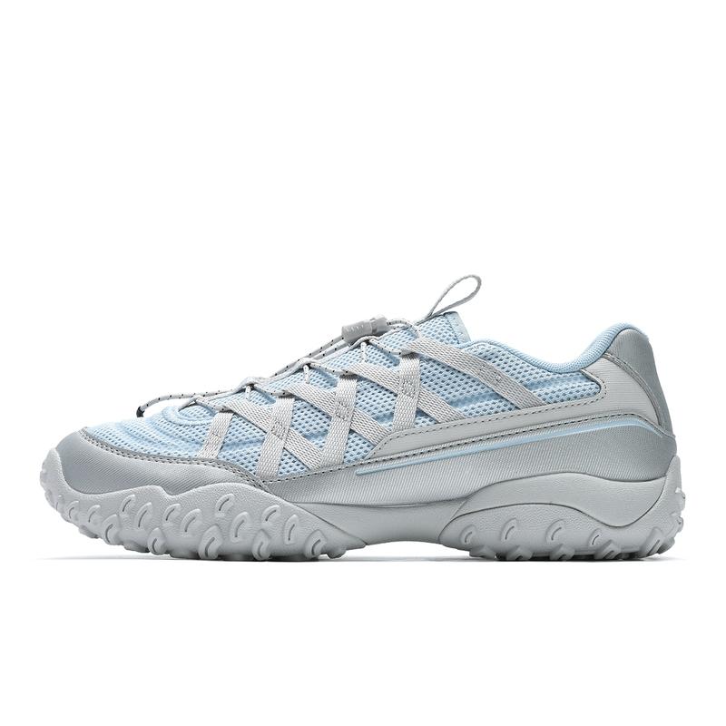 FILA Anti-Slip And Wear-Resistant Breathable Low-Top Chunky Sneakers Women's Silver Gray