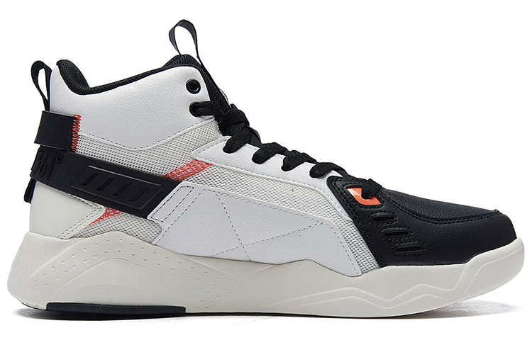 361° Bounce Technology High-Top Skateboard Shoes Men's White Black