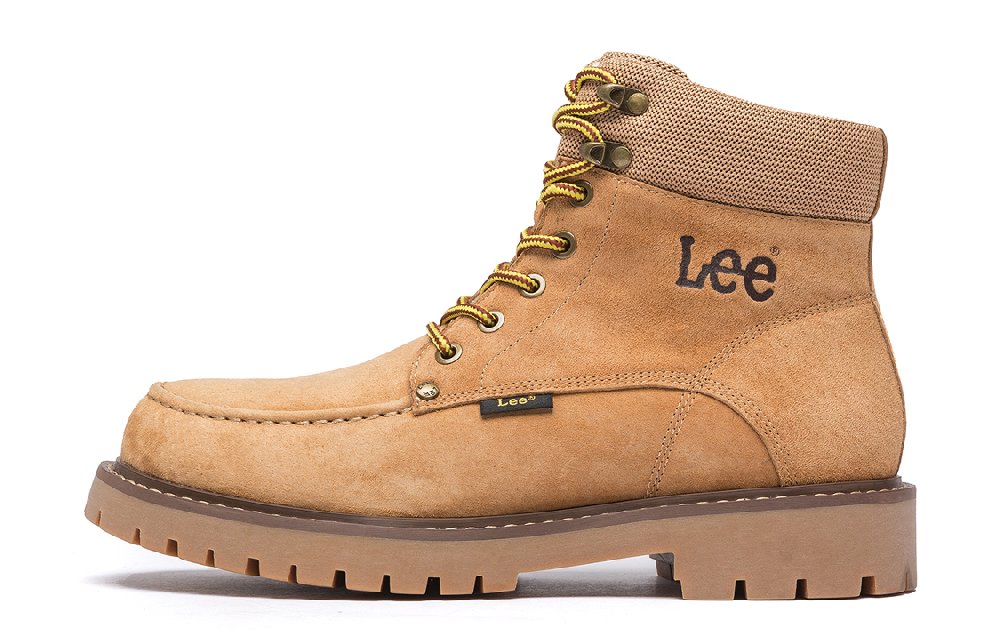 Lee Yellow Boots Short Martin Boot Men's