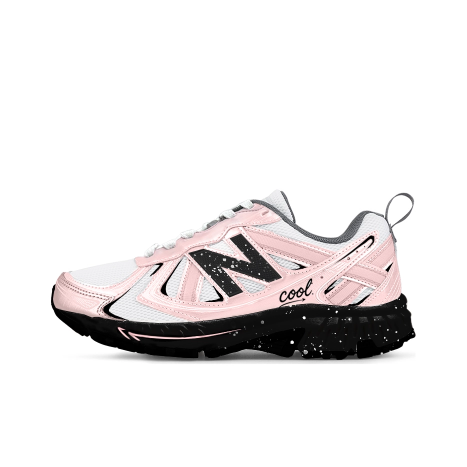 New Balance NB 410 V5 Peach Nebula Abrasion Resistant Low top Casual Shoes Unisex
