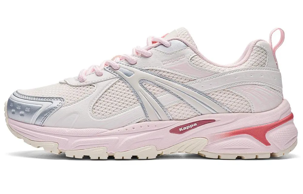 Kappa Cushioning Rebound Abrasion Resistant Breathable Slip Resistant Low top Running Shoes Women's Pink