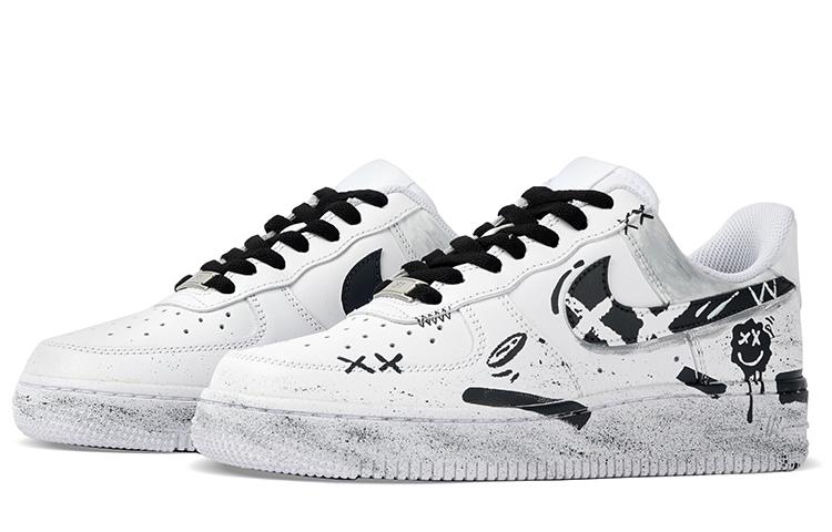 Nike Air Force 1 Low-Top Skateboard Shoes Women's Black White купить в интернет-магазине Yoocart с быстрой доставкой по России.