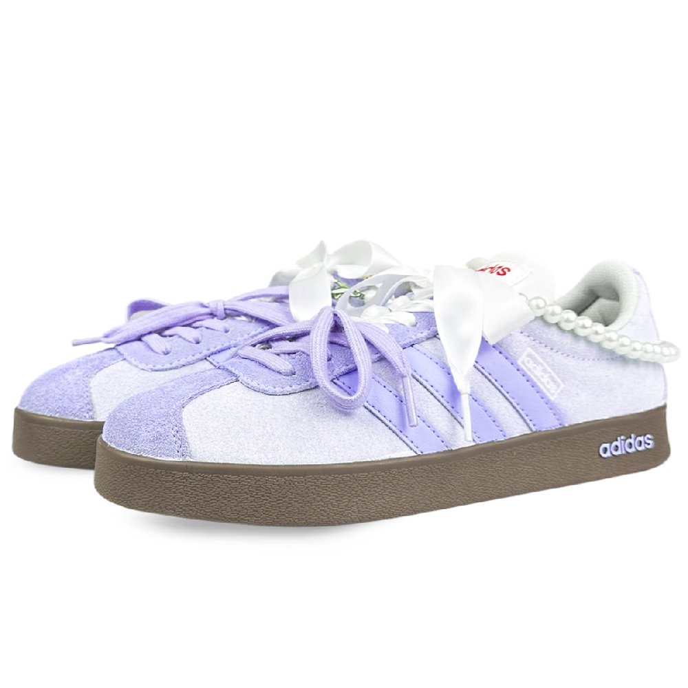 Adidas Neo VL Court Lifestyle Skateboard Shoes Women's Low Top Purple