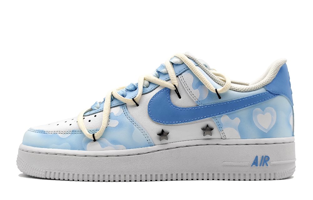 Nike Air Force 1 Low LE Low-Top Skateboard Shoes GS Blue