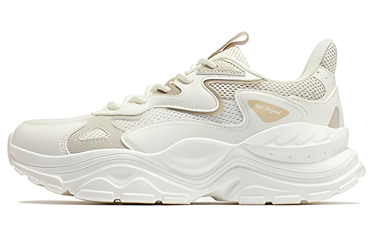 361° Casual Shoes Women's Low-Top Feather White/Oat Milk