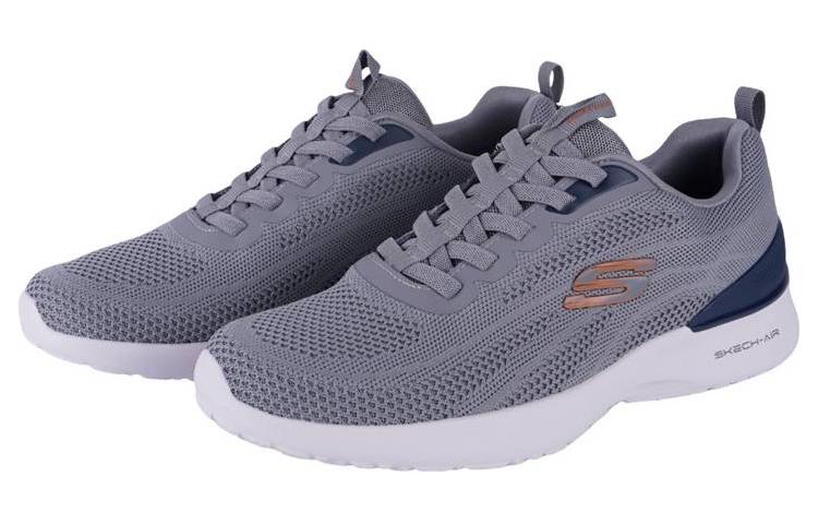 Skechers Low Top Casual Shoes Men's Gray Blue