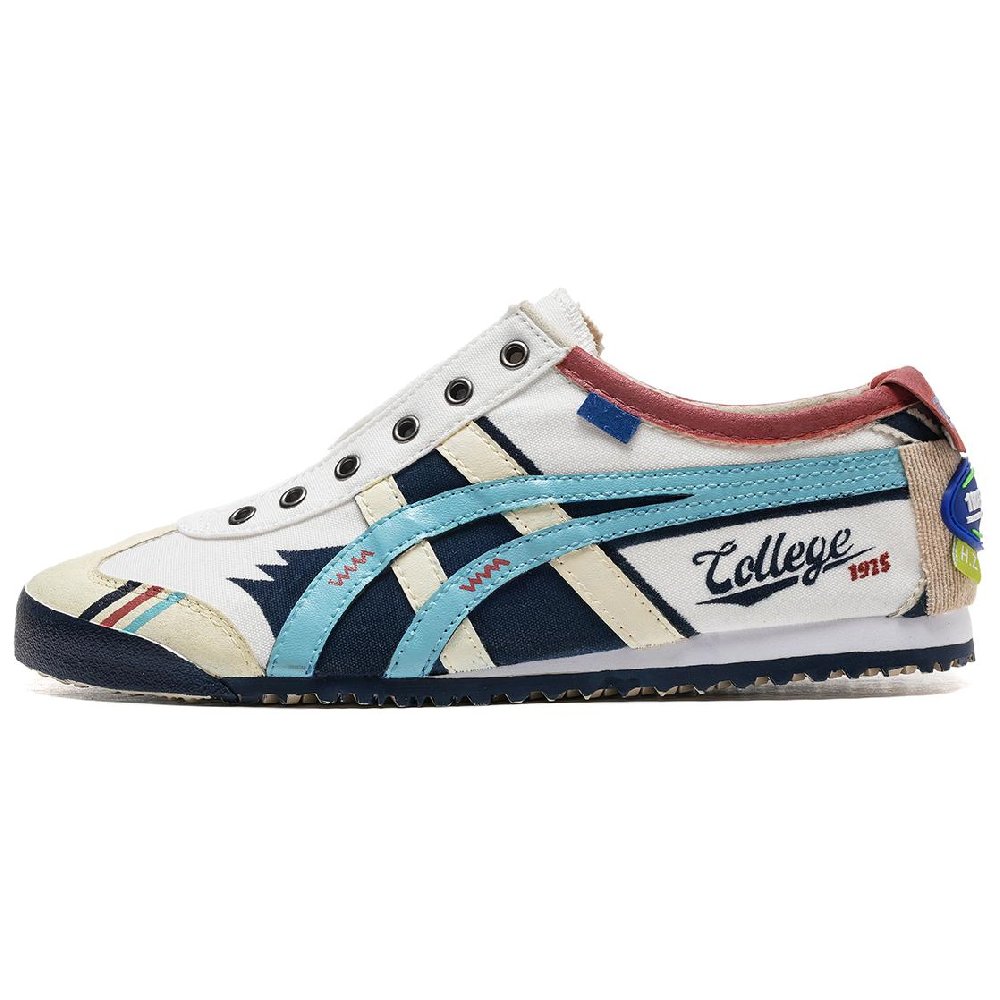 Onitsuka Tiger MEXICO 66 Anti-Slip And Wear-Resistant Breathable Low-Top Casual Shoes Unisex White