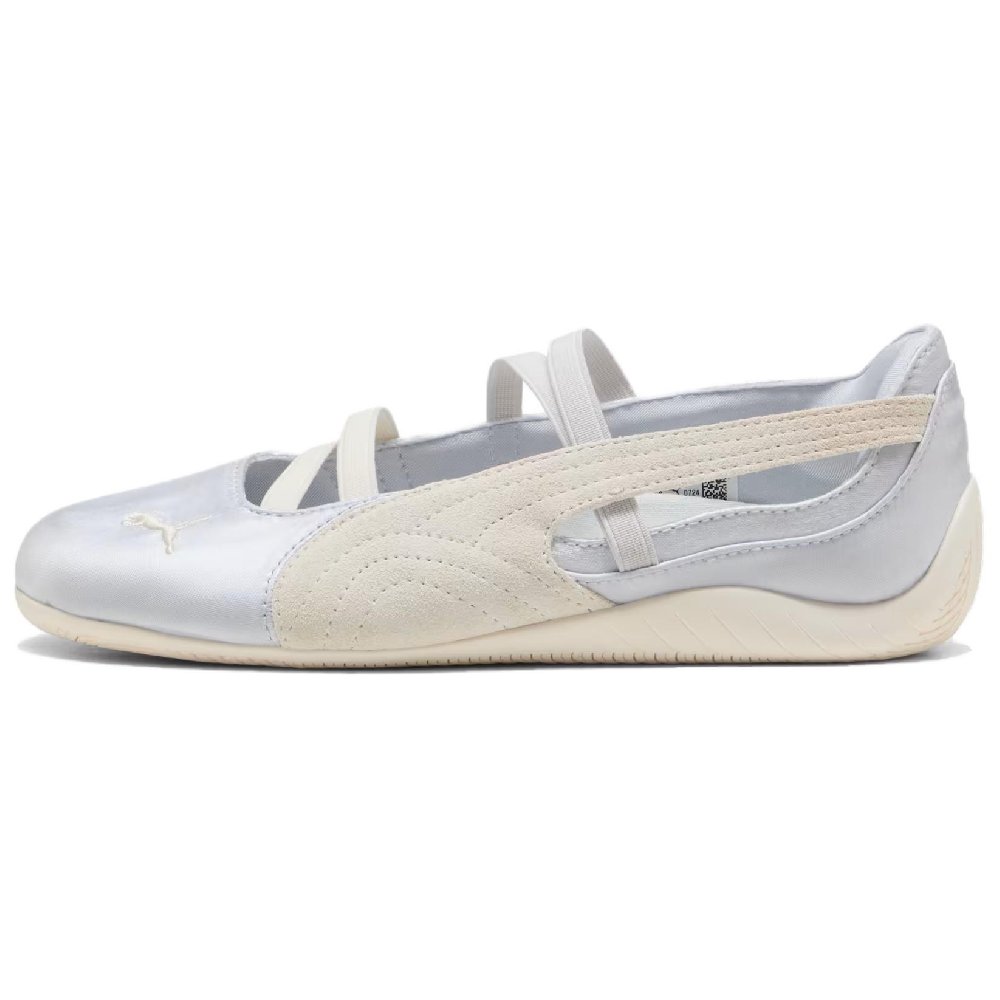 PUMA Speedcat Ballet Silver Mist Warm White Satin Women's