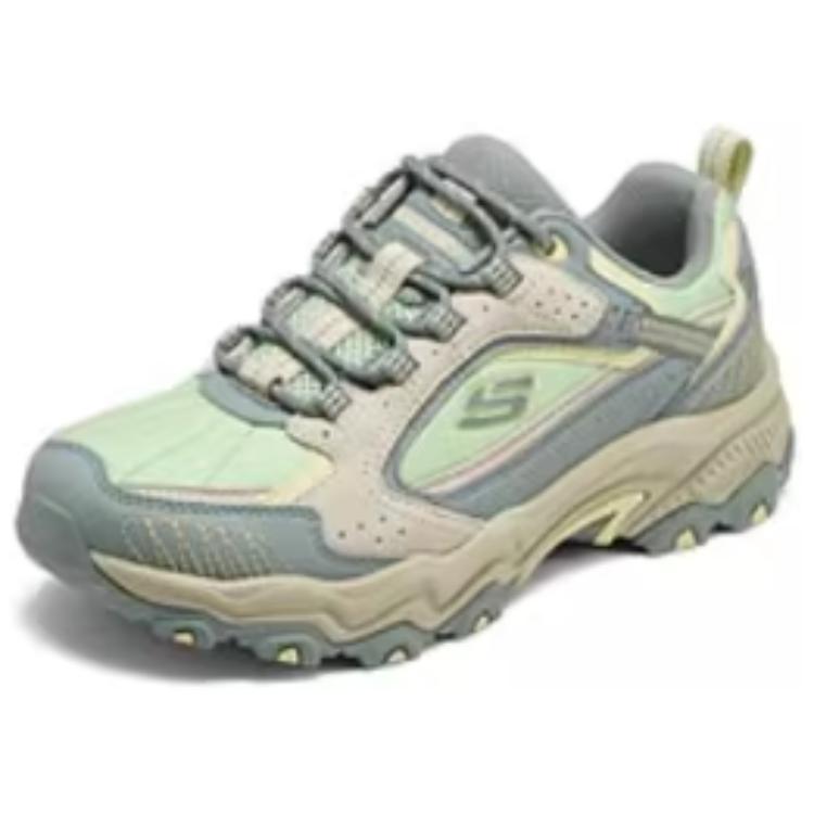 Skechers OUTDOOR Anti-Slip Wear-Resistant Low-Top Trekking Shoes Women's Green