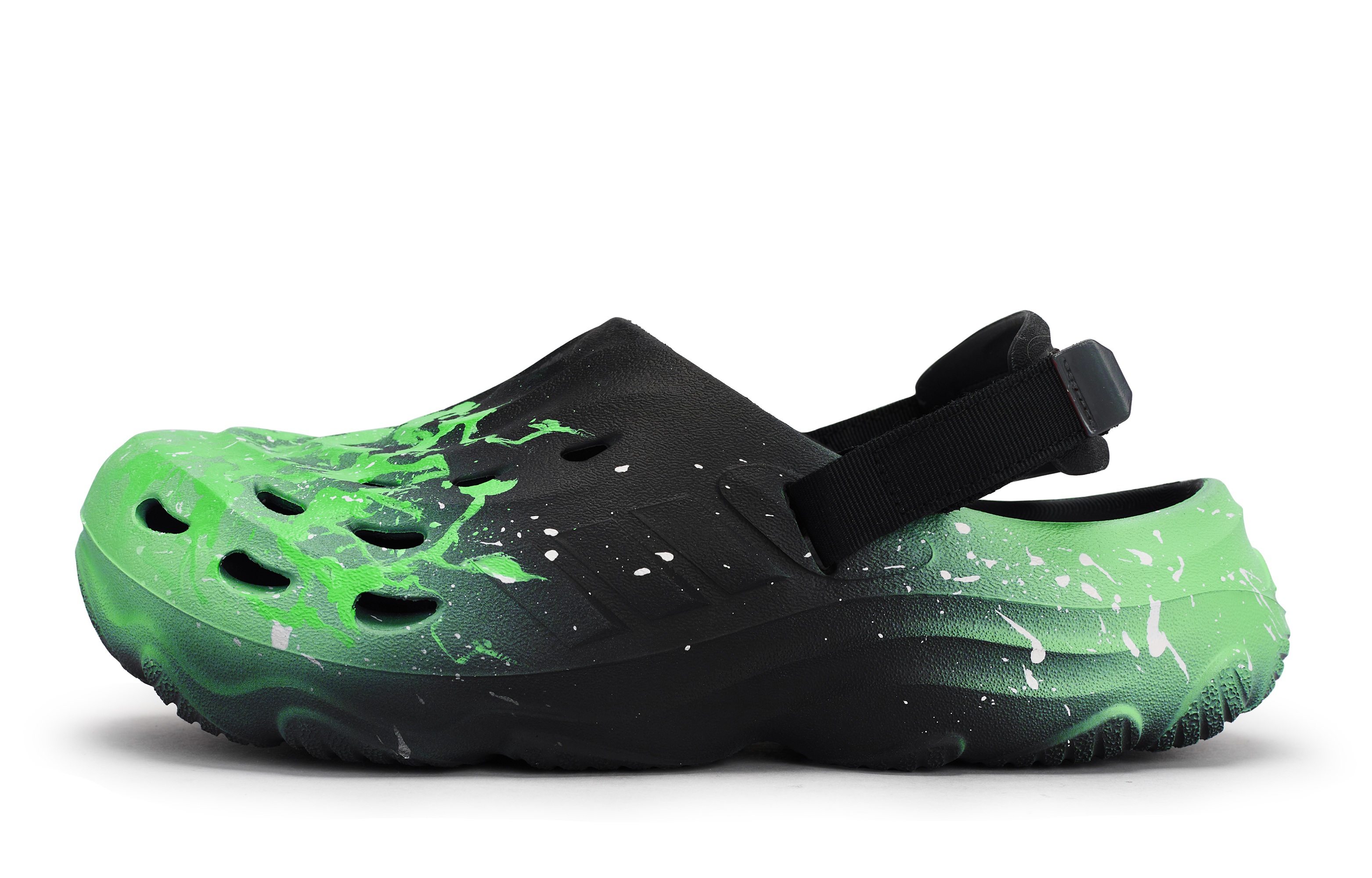 Adidas MAXXCLOG 811 Manufacturing, Fluorescent Sea Green, Special Shoe Box Clogs Unisex Black Green купить в интернет-магазине Yoocart с быстрой доставкой по России.