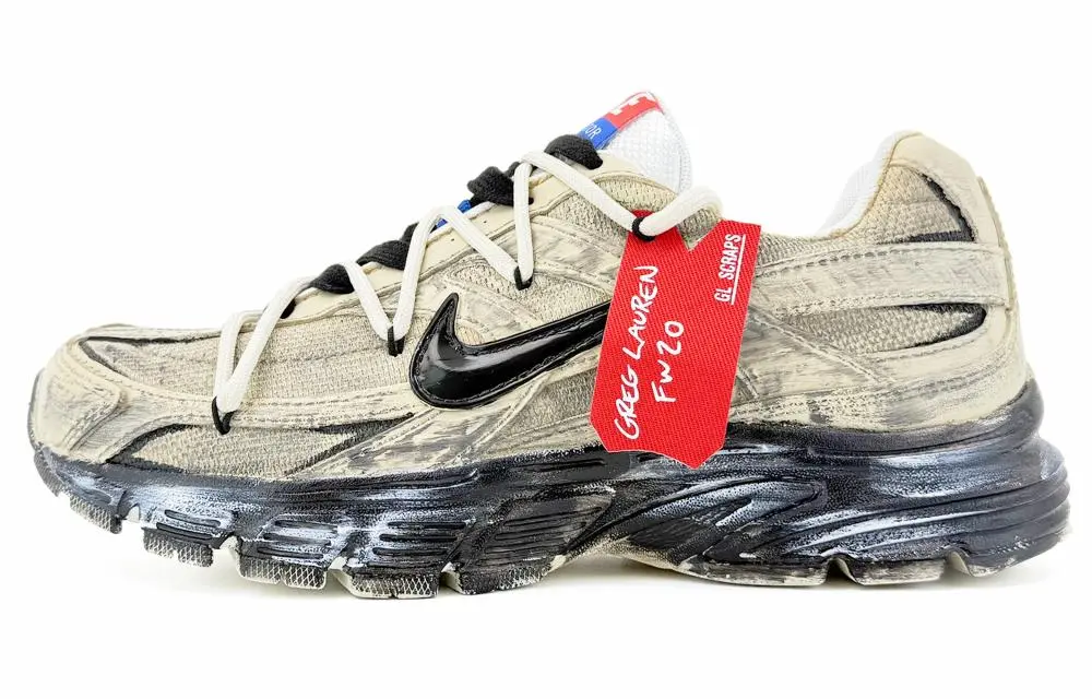 Nike Initiator Cushioning, Wear Resistant Low top Running Shoes Unisex Beige Black