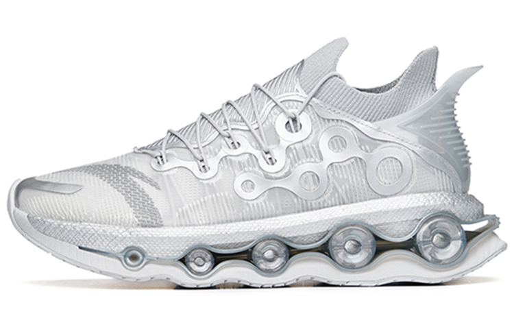 Anta Running Collection Cushioned Anti-Slip And Wear-Resistant Lightweight Low-Top Running Shoes Men's Silver