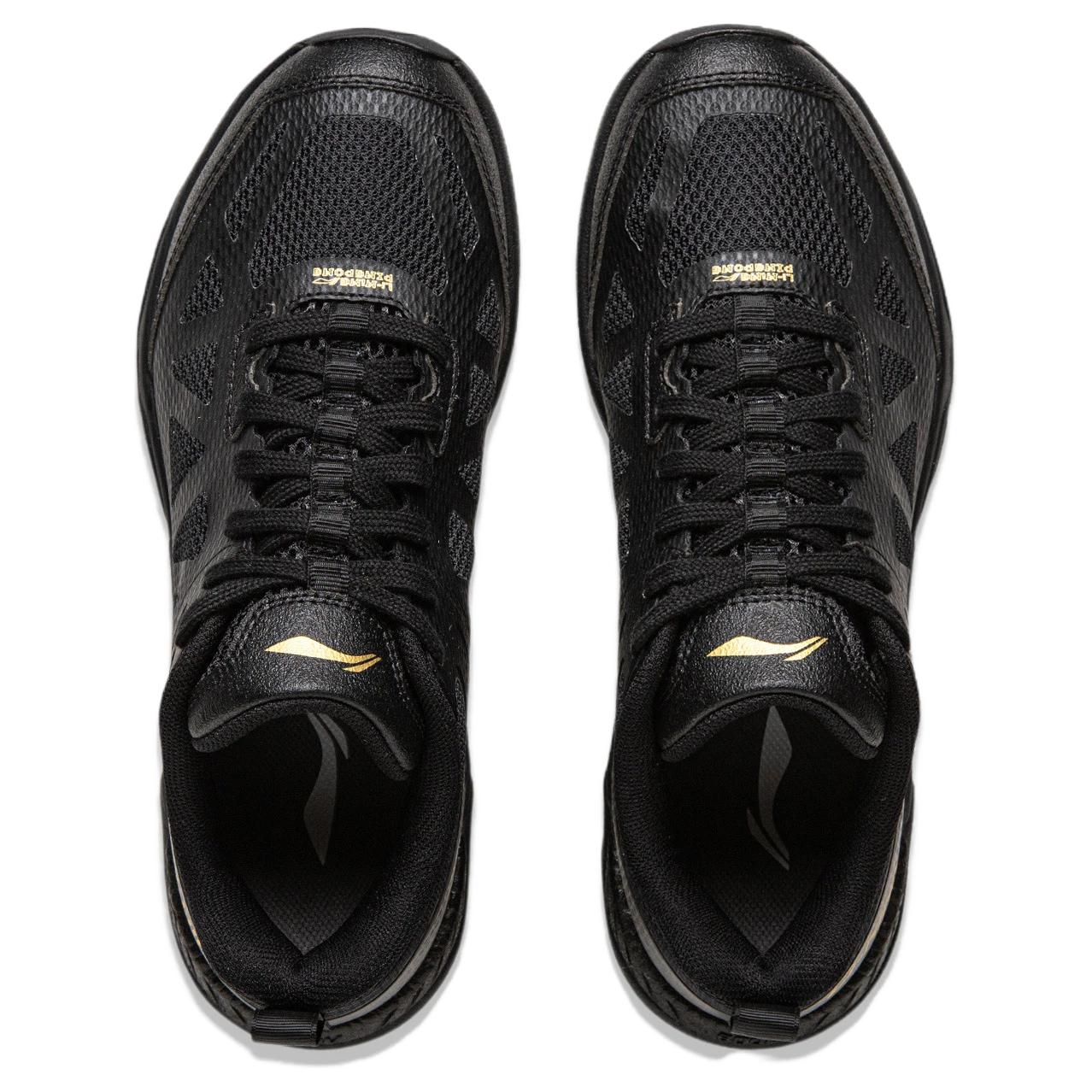 LiNing Table Tennis Series Abrasion Resistant Rebound Functionality Low top Table Tennis Shoes Unisex Black купить в интернет-магазине Yoocart с быстрой доставкой по России.