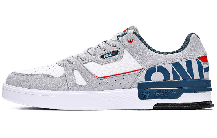 361° Low-Top Skateboard Shoes Men's Gray Blue