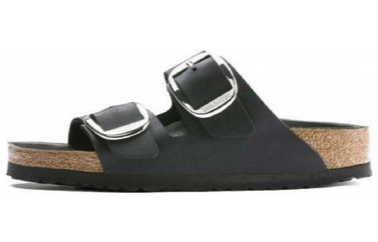 Birkenstock Arizona Big Buckle Oiled Leather Narrow 'Black' Women's