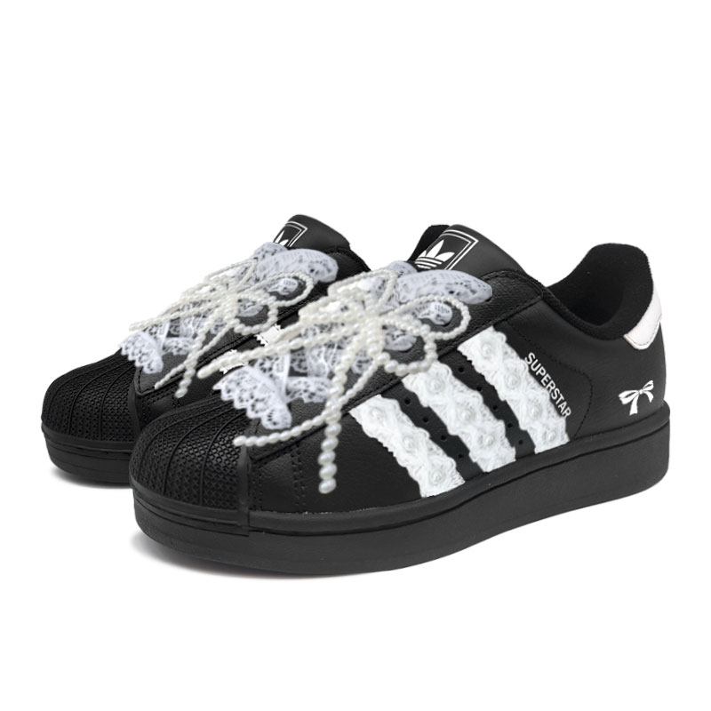 Adidas Originals Superstar 2 Skateboard Shoes Women's Low top Black White купить в интернет-магазине Yoocart с быстрой доставкой по России.